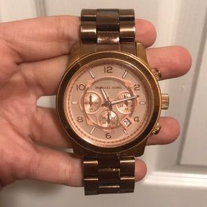 Michael Kors rose gold watch